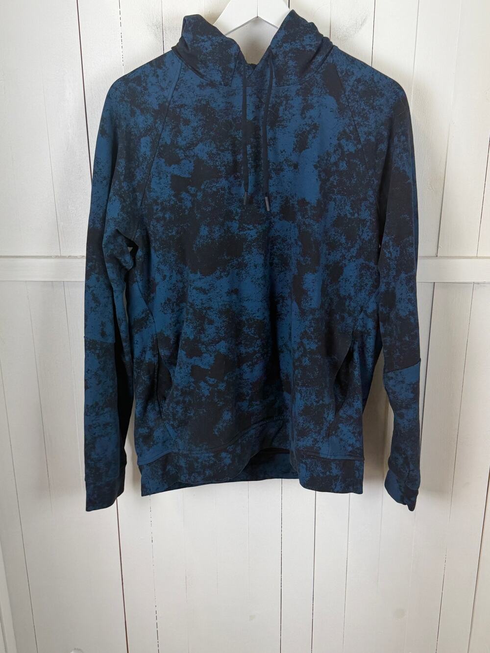 Lululemon Blue Black Pullover Hoodie Men’s Size L